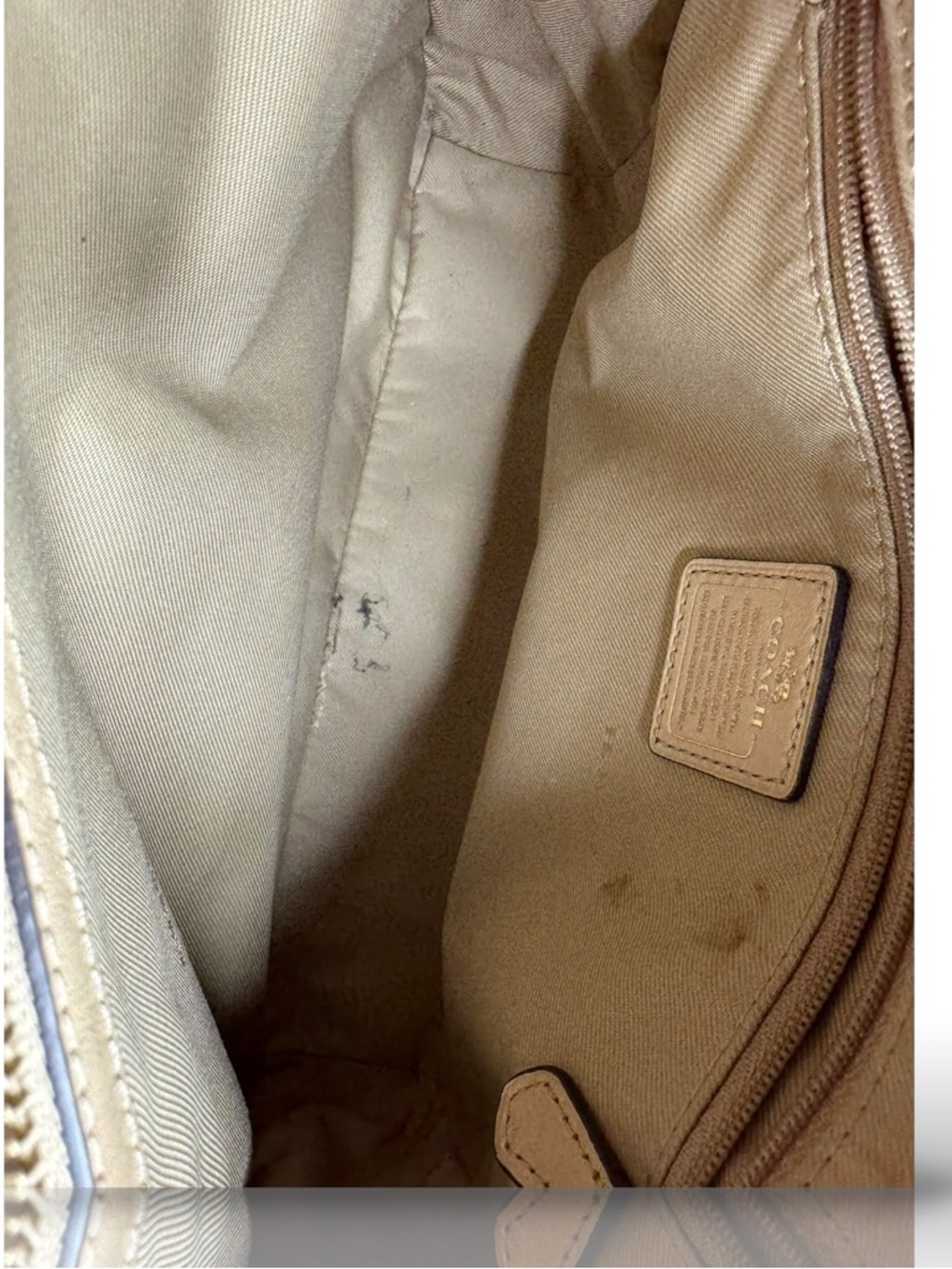 Coach Swagger 34915 Polished Pebbled Leather Tote Double Hang Tag - Picture 6 of 11